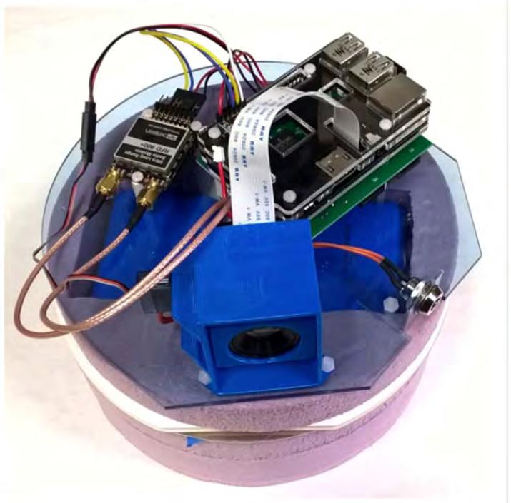 Still Image Camera The still image payload uses a Raspberry Pi and Pi Camera to take, store and transmit images.