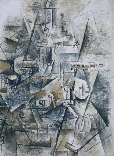 Braque Clarinet and Bottle