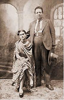 1929 Kahlo and Rivera were married in a civil ceremony on August 21 st. Kahlo s mother described it as a marriage between an elephant and a dove.