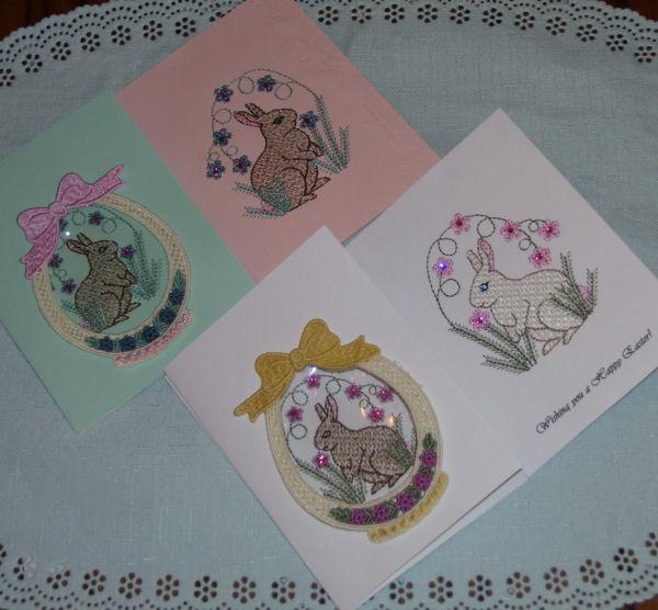 In My Basket Several Lace card projects to