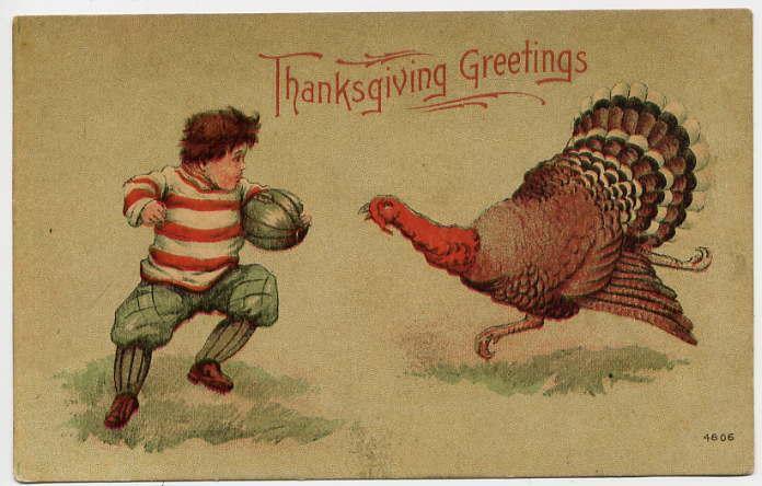 http://www.wikihow.com/draw-a-turkey Below is a very old Thanksgiving greeting card. You can create a picture of a turkey and write a poem to go with it. Read the poem below.