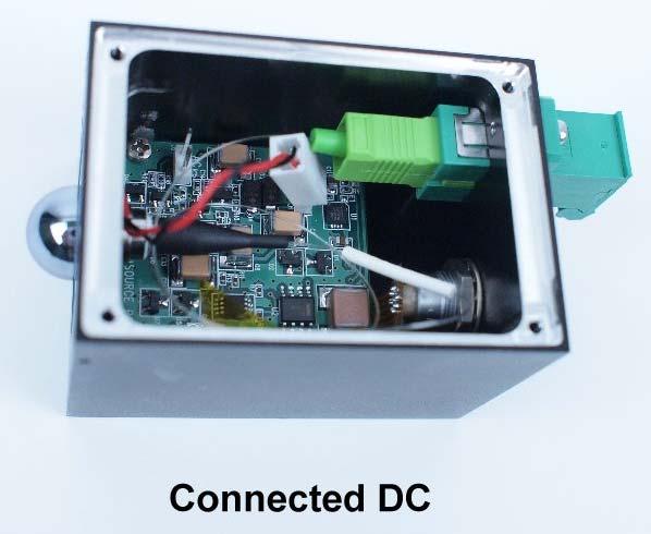 Figure 7.0.3: An image illustrating the PCS bias connected to the DC pins.