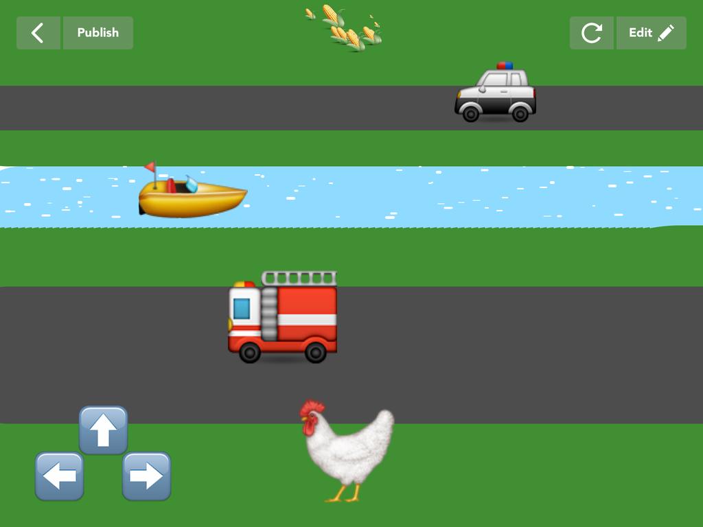 1 CROSSY ROAD A simple game that touches on each of the core coding concepts and