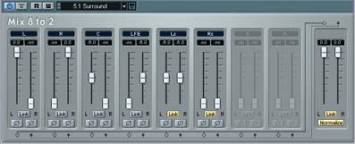 The Mix6To2 lets you quickly mix down your surround mix format to stereo, and to include parts of the surround channels in the resulting mix.
