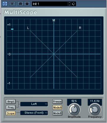Tools plug-ins This section describes the plug-ins in the Tools category. MultiScope The MultiScope can be used for viewing the waveform, phase linearity or frequency content of a signal.