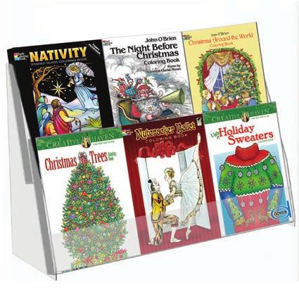 Coloring & Activity Books at a 50% Discount plus FREE Acrylic Shelf Display