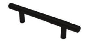 HARDWARE PULLS Black Bar Pull All accessory item order coding begins with ACC HARDWARE (EXAMPLE: ACC HARDWARE 9008-BLB6-CC) Separate from rest of order 9908-BLB6-CC LENGTH WIDTH PROJECTION CTC QTY.