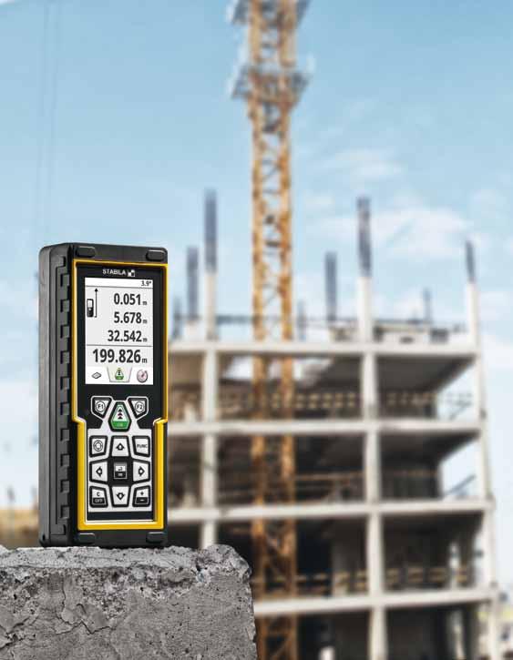 distance measurer LD 520 For everybody who takes measuring seriously: accurate, flexible and simply smart. The laser distance measurer LD 520: dependable even over long distances.