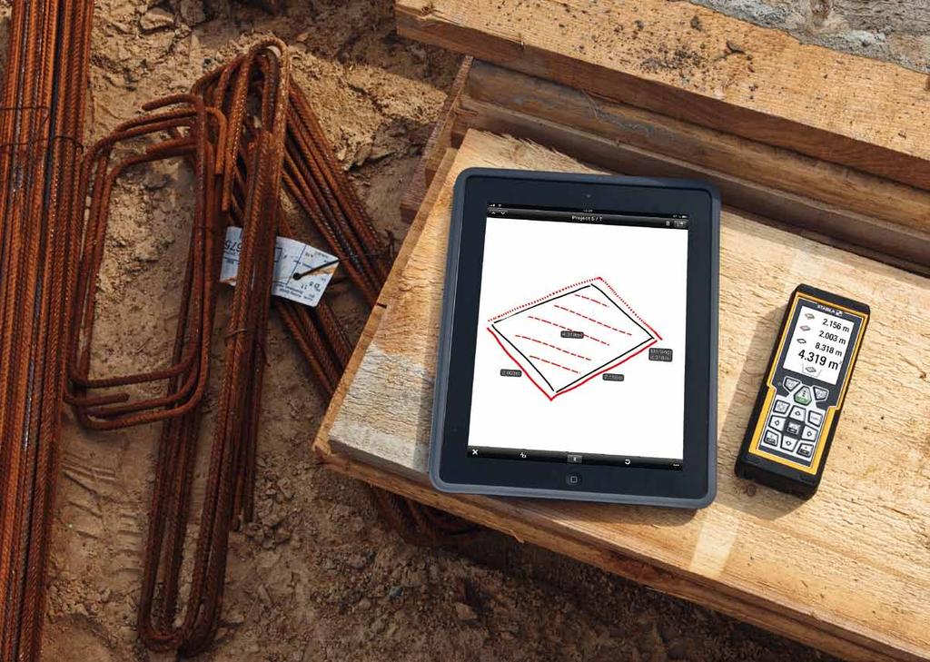 Simplify your work Do you use mobile devices such as the iphone or ipad on the building site? If so you will be impressed by the facilities offered by the LD 520.