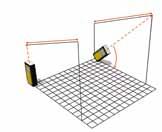 12) Inclination measurement: The inclination sensor measures inclinations in the