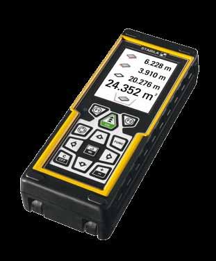 specifications for accuracy and measuring distances must be maintained. The STABILA LD 320, LD 420 and LD 520 laser distance measurers fulfil these requirements.