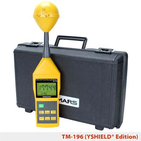 YSHIELD GmbH & Co. KG, Am Schulplatz 2, 94099 Ruhstorf, Germany TM-195 - Meter (HF) Basic device for the measurement of high frequency electromagnetic fields (RF) in a frequency range of 50 MHz - 3.