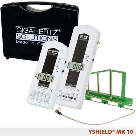 Paints Sheet products Meter sets HF+LF - Gigahertz-Solutions MK10 - Meter set (HF+LF) YSHIELD GmbH & Co. KG, Am Schulplatz 2, 94099 Ruhstorf, Germany Basic devices.