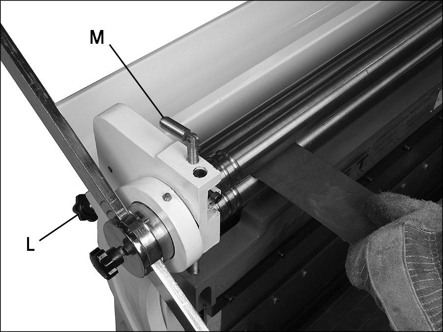 TIP: If it doesn t interfere with the proposed final shape or design, a slight bend made with the press brake on the leading edge will simplify the initial rolling process, by allowing the leading