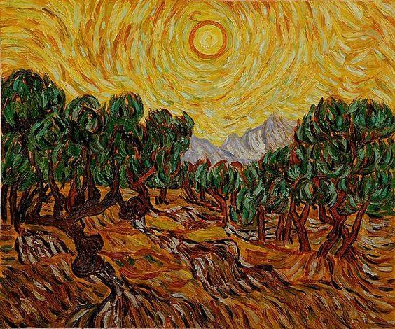 VAN GOGH S LOST FAITH? The olive tree paintings had special significance for van Gogh.