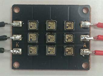 3x3 SQUARE ARRAY [VM0303] Array Offerings SPECIFICATIONS Light source size Number of LEDs Driving voltage Driving