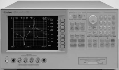 Agilent 4294A Precision Impedance Analyzer The Agilent Technologies 4294A precision impedance analyzer greatly supports accurate impedance measurement and analysis of a wide variety of electronic
