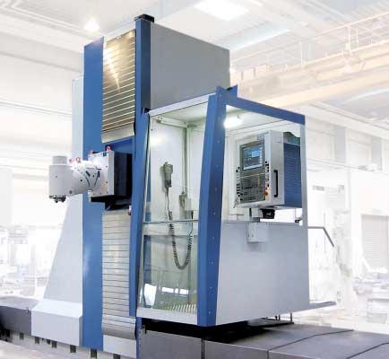 UNION F1 / FC1 Traveling-Column Mill with RAM for 5-side machining - high level of dynamics and precision A Traveling-Collumn Mill which