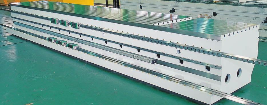 INA steel Column base, Rail Strong column base with 6 INA roller shoes (4 INA