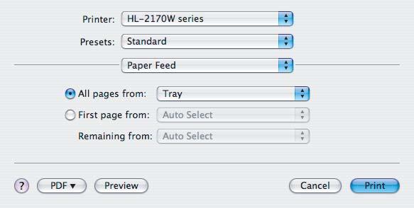 Metode de imprimare f Selectaţi următoarele opţiuni din driverul imprimantei: Dimensiune Hârtie...(1) Suport Imprimare.