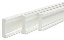 REGULAR MOULDINGS A large selection of mouldings in various dimensions. 1. Inside corner* 2 x 2 4. Window sill* 2 x 3 7 4 5 6 1 2 3 2.