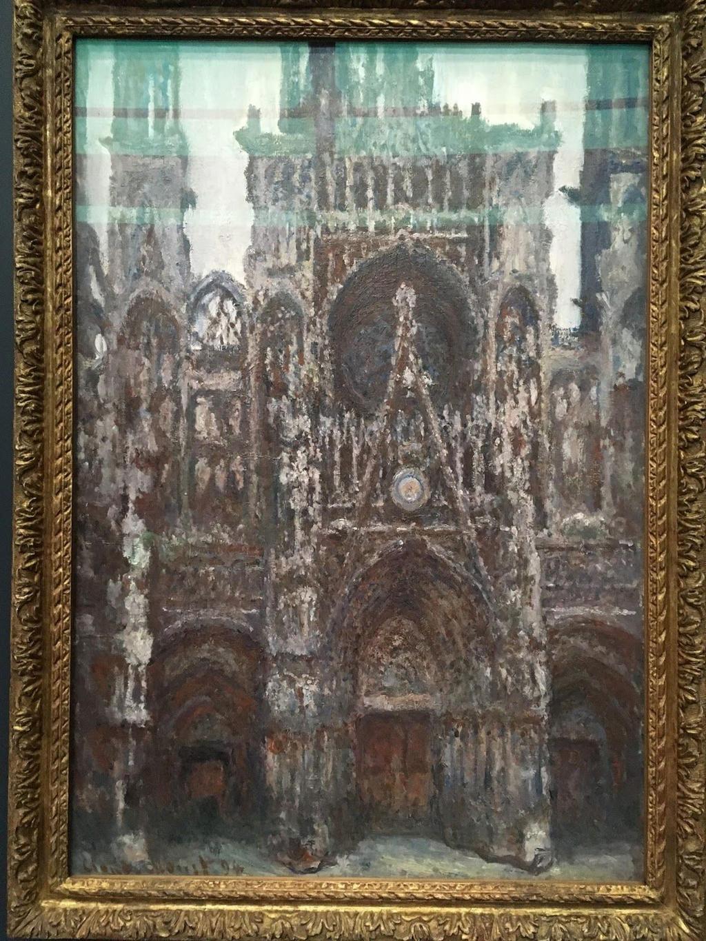 1892 Monet painted more than 30 views of the Rouen Cathedral s decorative facade. Monet rented a room opposite that gave him the best view of the sun moving over the Cathedral s facade.