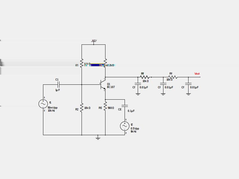 72 CHAPTER 13. MIXER CIRCUIT USING BJT Result Figure 13.