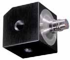Triaxial Voltage output Annular ceramic shear triaxial accelerometer 0.80 cube 10-32 UNF-2B x 0.15 Typ.