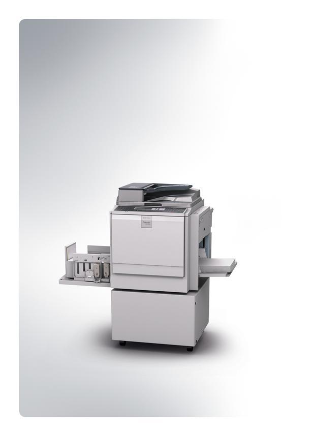 High-quality digital duplication The DD 4450 A3 B/W digital duplicator is a robust mid-range model offering excellent performance at an affordable cost.