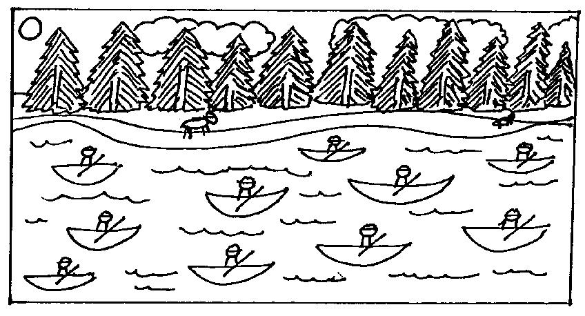 Teacher Directions Lesson 1 1. Discuss how Native Americans lived and how they used rivers and other waterways. 2. Give each student a canoe pattern sheet. 3. Distribute the rest of the materials. 4.