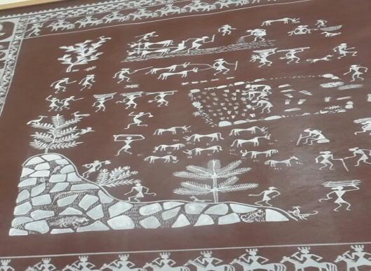 10: Reaping Season Motif 8.9 Marriage Ceremony Motif Marriage is one of the most important themes in warli art.