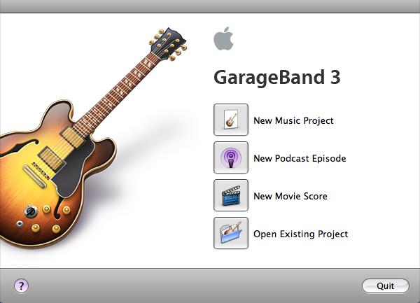 Part I: Getting Started ) Open Garage Band (if you get a message asking to update, select don t update) ) Select New Podcast Episode ) Enter the name of your podcast.