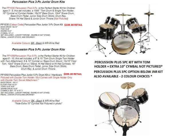 Percussion Plus KIDS Drums PPKTYG Percussion Plus Kids Mini Drum (