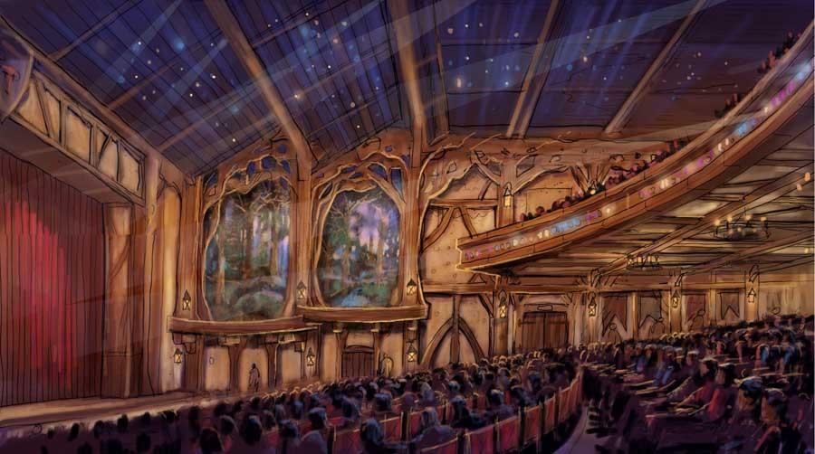 Live Entertainment Theater (Theater name to be determined) Opening in a new area of Fantasyland, this will be the first full-scale indoor theater for