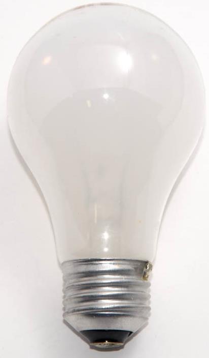 CG57A2-GT2 Base Type: Medium-Screw (E26) Bulb Shape: A19 Bulb Finished and Colors: Inside frost Rated Life