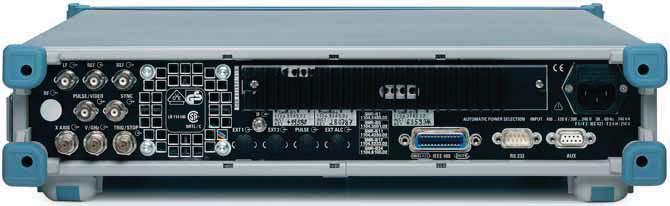 STBY ON SIGNAL GENERATOR QUICK SELECT 300kHz... 3.3GHz SMIQ 03 1084.8004.03 FREQ 100. 000 000 0 MHz LEVEL - 30.