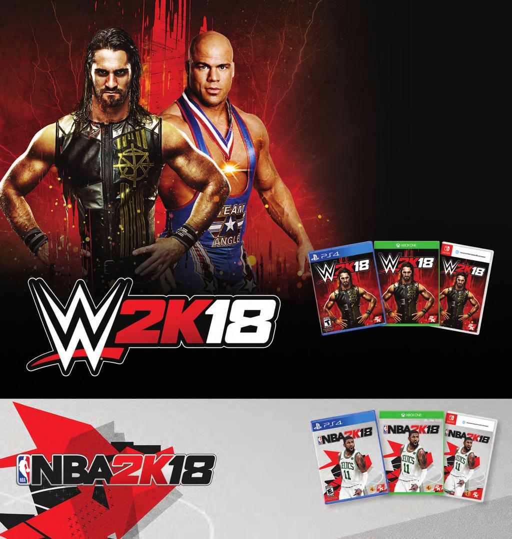OFFERS VALID APRIL - 10, 18 SALE 30 GET KURT ANGLE PACK FOR FREE 29.99 59.99 30 29.99 59.99 05-18 Take-Two Interactive Software and its subsidiaries.