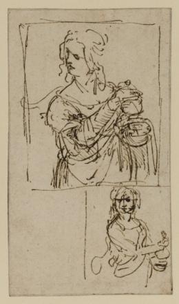 1431 1506) Studies for Christ at the Column (recto), early 1460s 9.3 x 5.7 inches 1a.