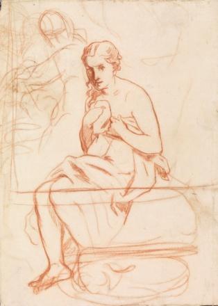 Jean Auguste Dominique Ingres (1780 1867) Study for La Grande