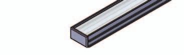 LED light bar slim LED light bar Shelf 1 detail