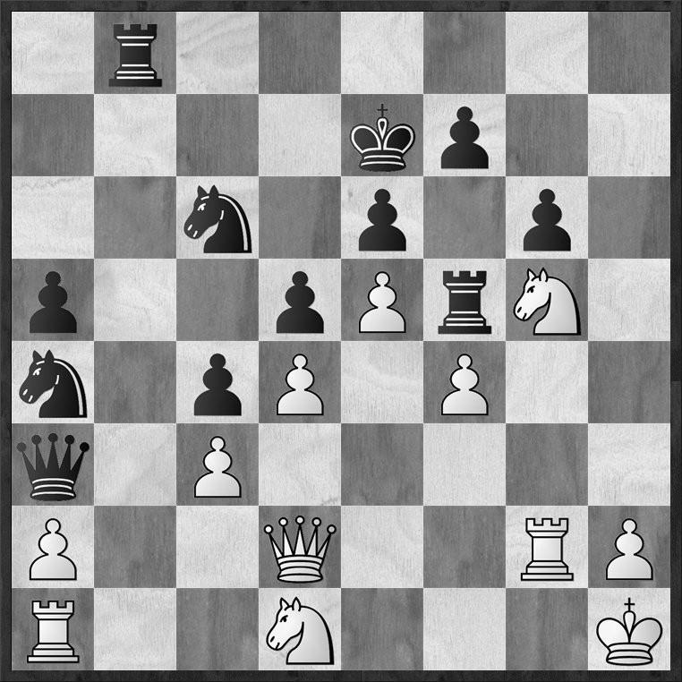 g5 missing a nice tactic [>=38...Rg2+ 39.Kf4 g5+ 40.Ke3 f4+ 41.Kd3 Be4+ 42.Kd4 Rd2+ ] 39.Rd8+ Qxd8 40.Bxd8 h6? 41.Rg1 W saw the line in the last note 41...f4+ 42.Kg4 Bc8+ 43.Kf3 Rxh2 44.Bf6 Bb7+ 45.