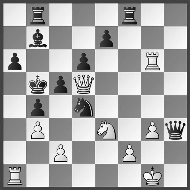 ..d4 anchoring the B like a bone in White's throat and keeping a W R out of the g1 square.} 22.Rag1 Rfe8?! {22...g6 obviously better} 23. Rxg7+Kh8 24.Qg2?