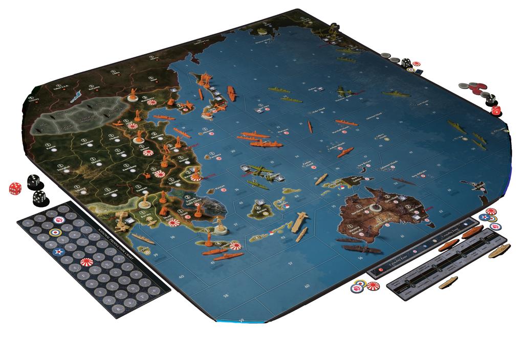 GAME COMPONENTS Game Boards and Storage Boxes: 2 Game Boards 5 National Storage boxes Game Charts/Aids: 1