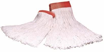 SSS Finish Mops SSS 4-Ply Rayon Wet Mop Fast absorption and quick controlled release. Constructed with bright white, 4-ply rayon yarn. Expertly apply fi nish or germicide. Minimal linting.
