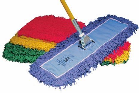 SSS Dust Mops SSS Endless Twist Colored Dust Mop Professional s choice for maximum soil pick-up and retention. Unparalleled durability handles the most demanding applications.