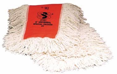 SSS Special Endless Twist Dust Mop SSS Dust Mops Superior dust control with tightly-twisted looped-ends. Pick-up and retention capabilities of a cut-end mop with the durability of a looped-end.