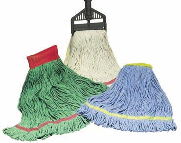 SSS Premium Looped-End Wet Mops SSS Industrial Looped-End Wet Mop Multi-purpose looped-end wet mop stands up to even the toughest commercial mopping. Looks great even after repeated laundering.