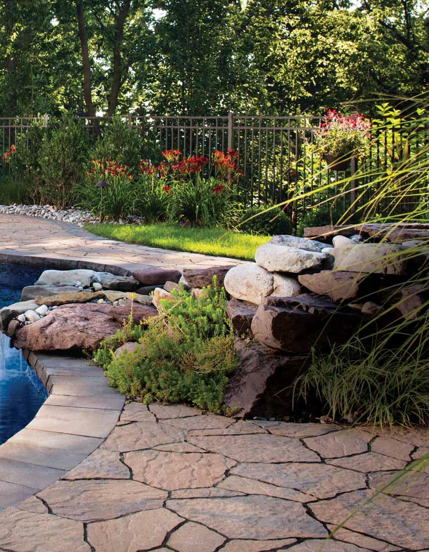 18 MEGA-ARBEL PATIO SLAB Mega-Arbel gives homeowners the perfectly integrated, natural-looking hardscapes they desire.