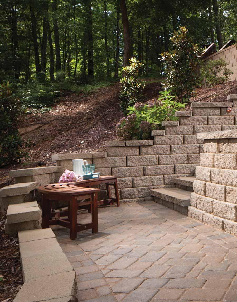 Walls & Retaining Walls Walls are both functional and aesthetically appealing, turning otherwise unused areas into enjoyable spaces.