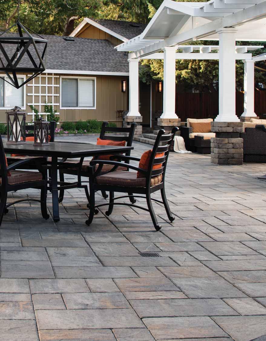 WESTON STONE The flexibility of Weston Stone is unmatched. Its natural stone appearance allows for a wide range of applications and design options.